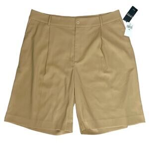 Ralph Lauren Woman Womens Size 14W 14+ Black Label Tan Shorts NWT